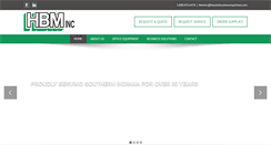 Desktop Screenshot of hoosierbusinessmachines.com
